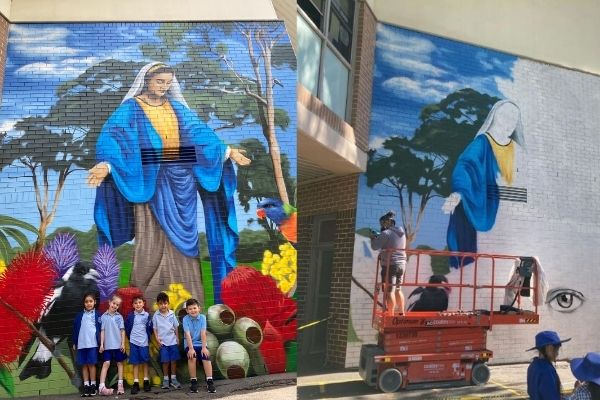 Mural Magic Makes a Statement at St Mary's